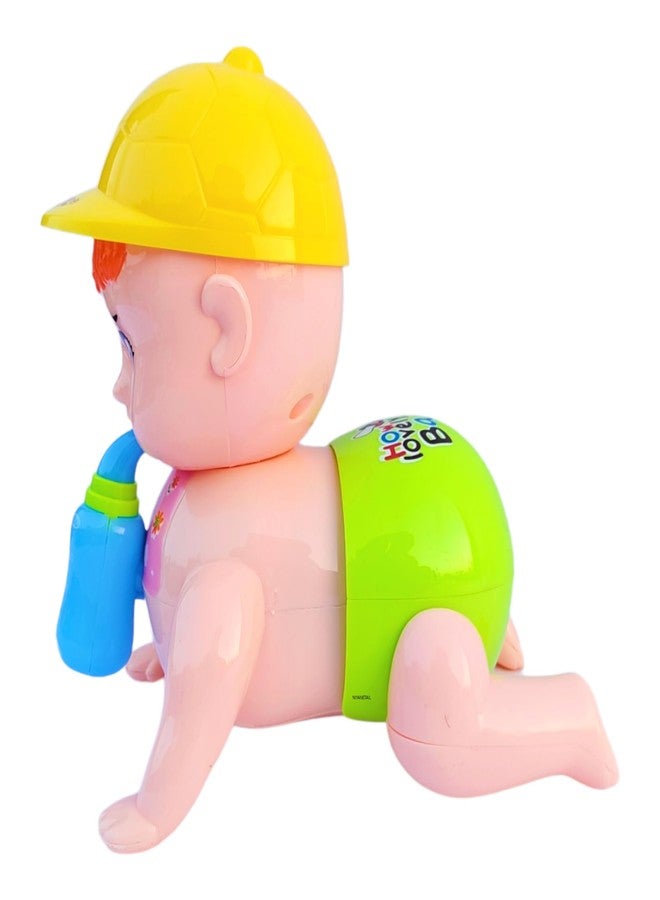 NIYANETAIL Crawling Baby Toy for Infants, Musical Baby Toy with Colorful Lights and Talking Features, Small Multicolor Baby/Infant Play Figure - Image 3